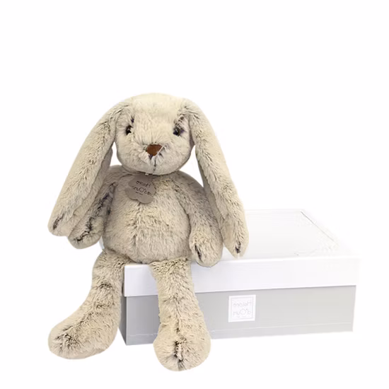 Peluche rosado suave precioso del conejito de pascua del juguete de la felpa de la venta al por mayor los 20cm de la fábrica