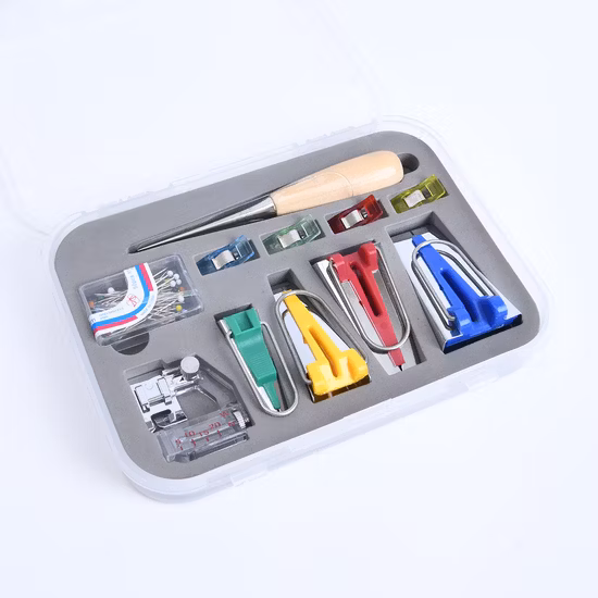Gran oferta, juego de 11 Uds. De cinta al bies, Kit para manualidades de cuero/bricolaje