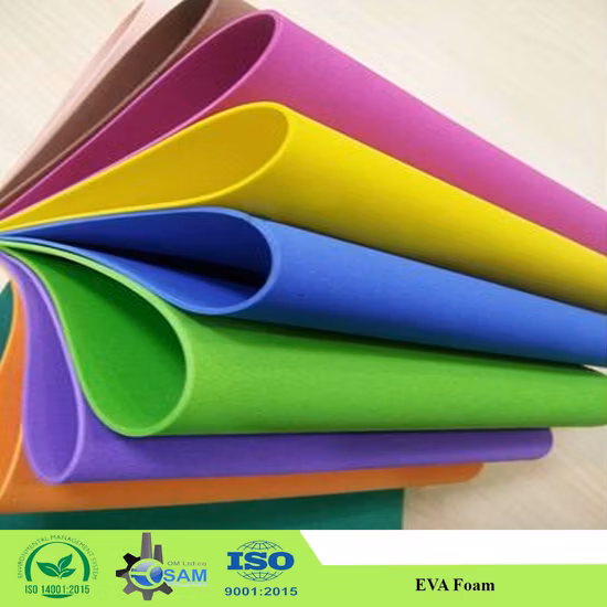 Precio de fabricante de hojas de goma espuma EVA artesanales, Material en rollo para artesanía/embalaje/fabricación de flores